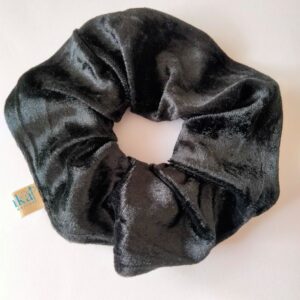 black velvet scrunchies