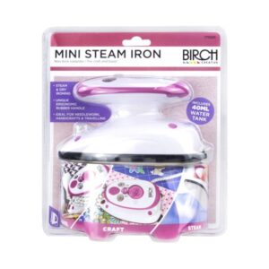 mini steam iron birch